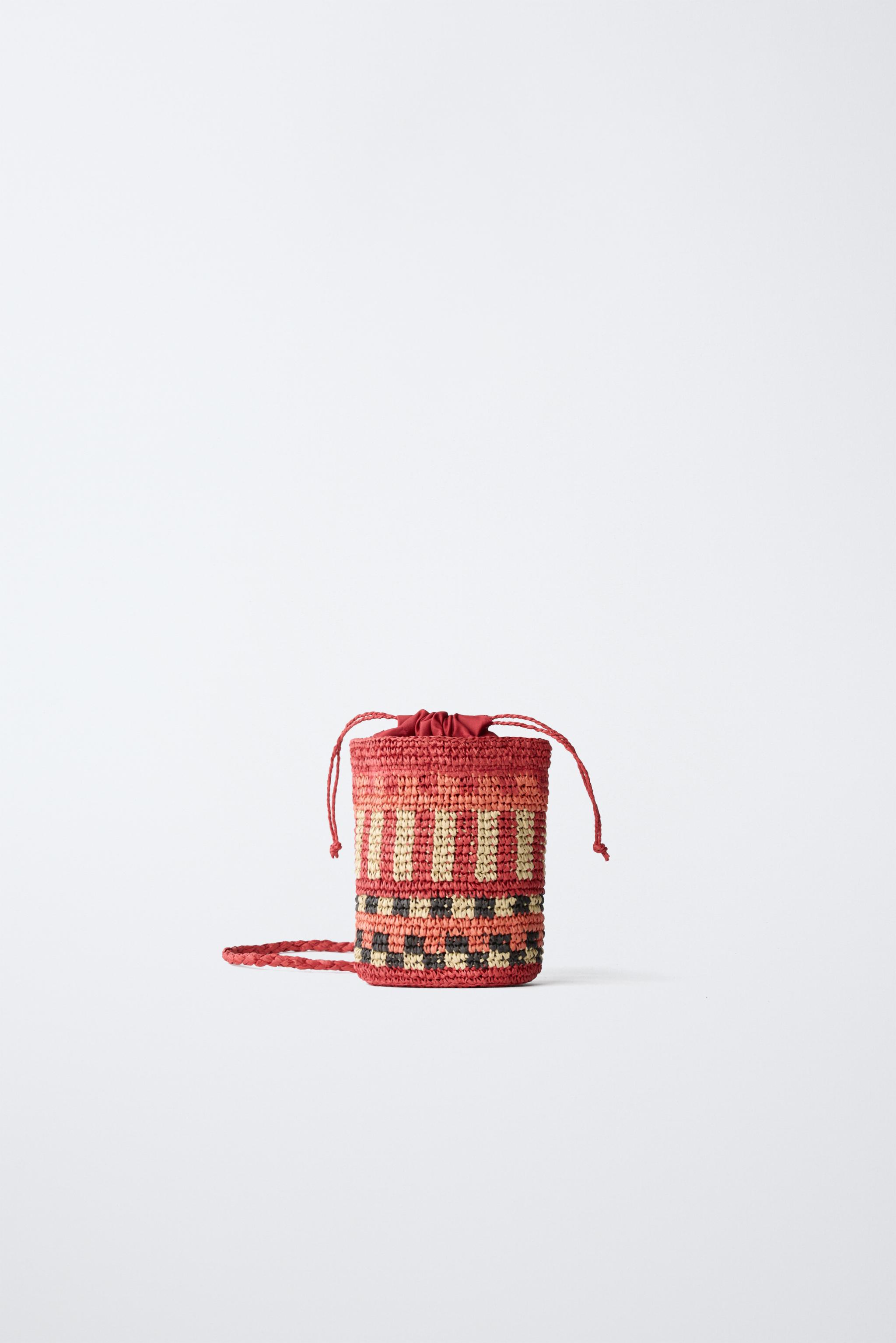 RAFFIA CROSSBODY BAG